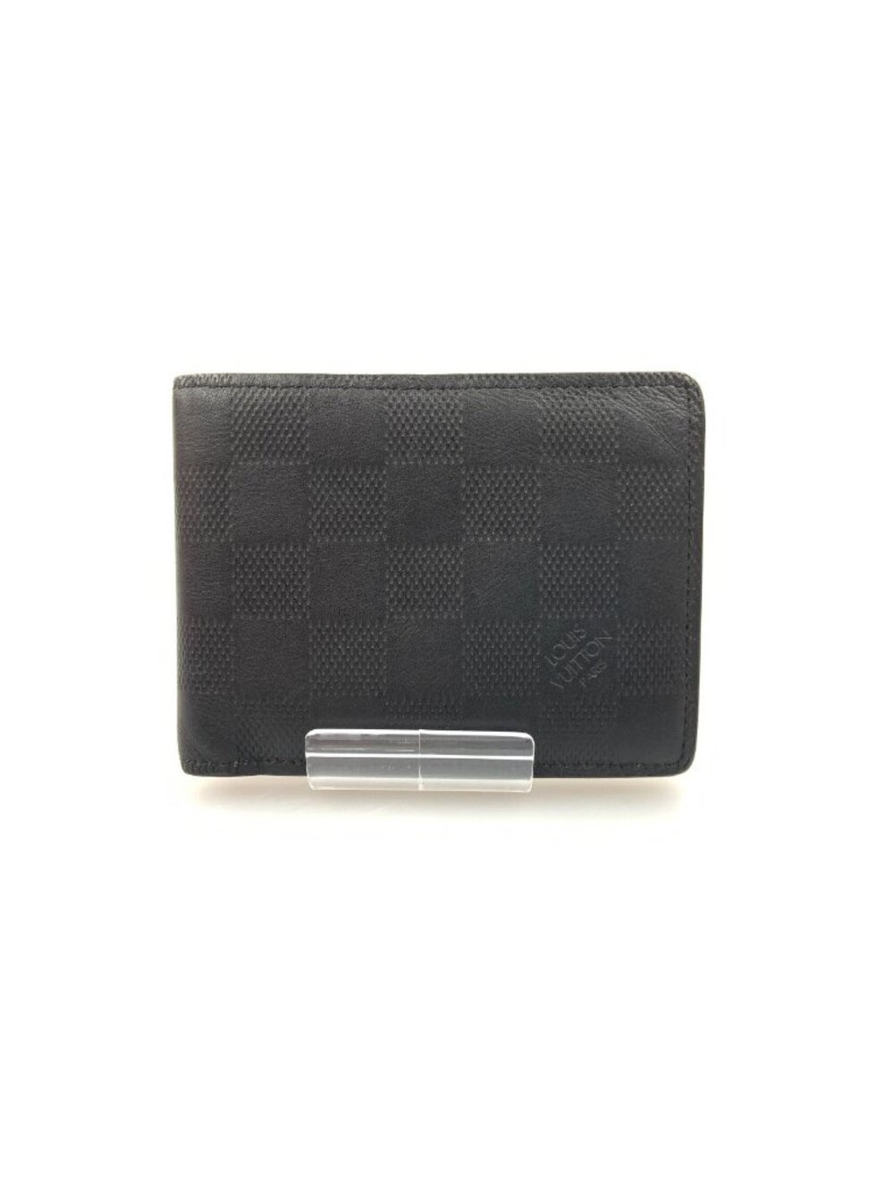 Louis Vuitton Damier Infini Portefeuille Multiple Bifold Short Billfold Black